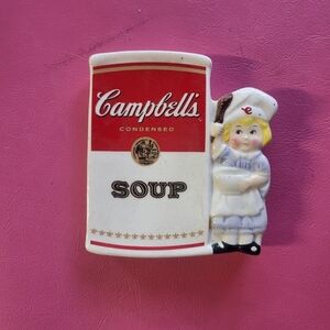 Campbell's Soup with Chef Figurine Spoon Rest